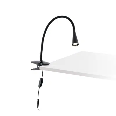 Image for LENA Black clip lamp