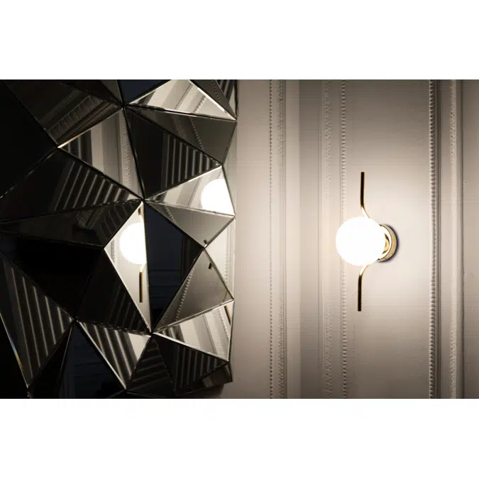 LE VITA Gold wall lamp