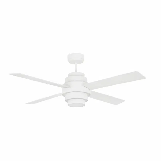 DISC FAN LED White ceiling fan