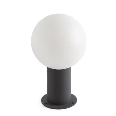 Image for MOON Dark grey post lamp H300