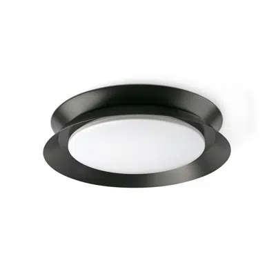 Image pour TENDER Plafonnier noir 2700K