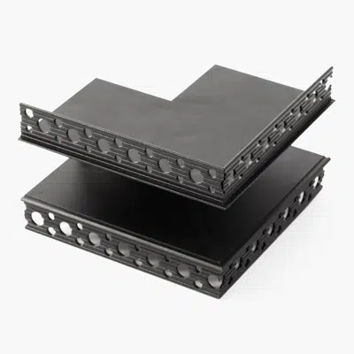 Immagine per NESO SLIM Accessorio angolo esterno da incasso nero