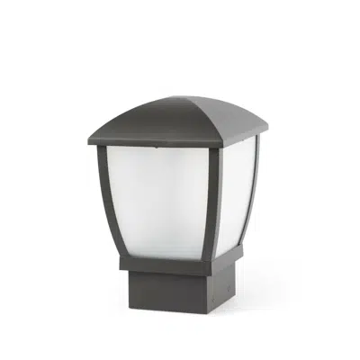 afbeelding voor WILMA 340 Dark grey post lamp