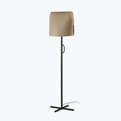 bild för LUANG Black/camel floor lamp