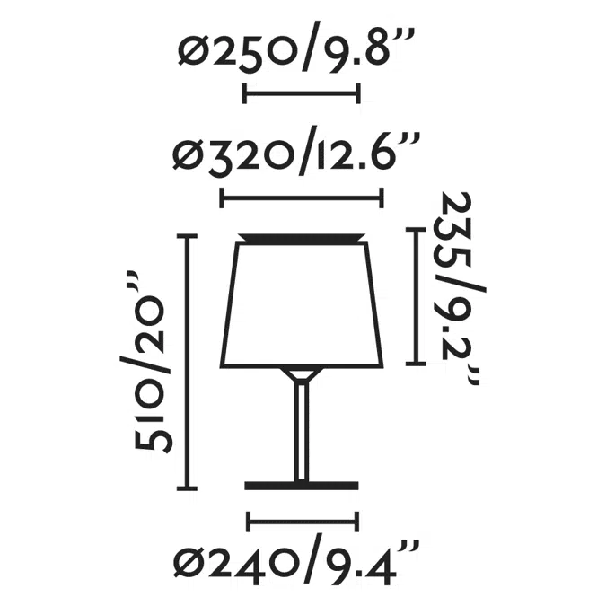 SAVOY White/white table lamp