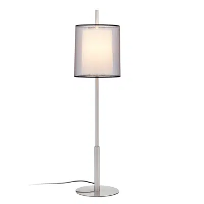 Image for SABA M Matt nickel table lamp h 84 mm