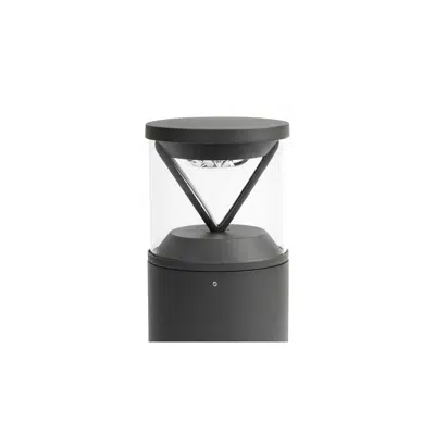 kuva kohteelle RUSH 250 Dark grey post lamp 4000K 360 wide DALI