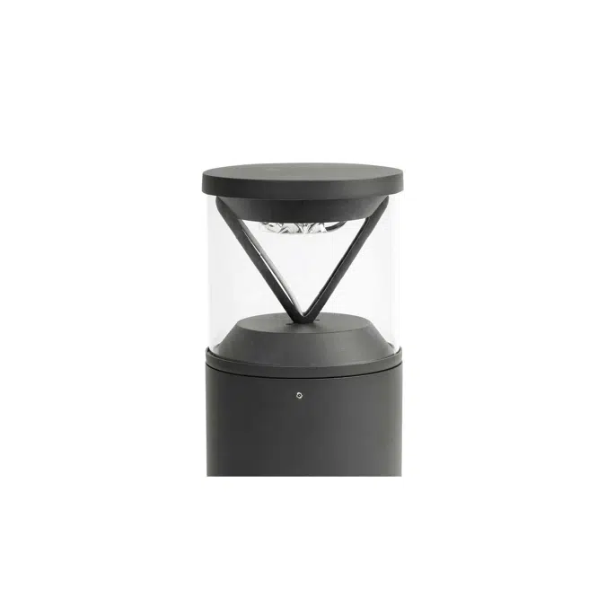 RUSH 250 Dark grey post lamp 4000K 360 wide DALI