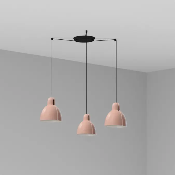 VENICE 200 pink pendant lamp