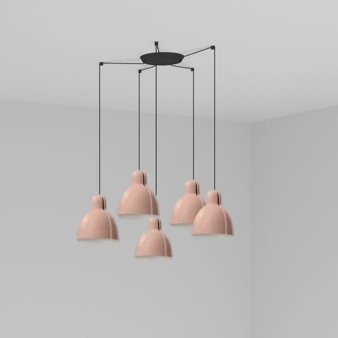 VENICE 200 pink pendant lamp
