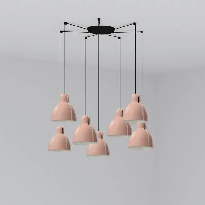 VENICE 200 pink pendant lamp