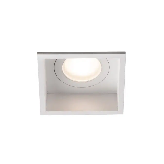 HYDE SQ White square recessed lamp