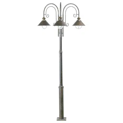 Image for NÁUTICA 3L Rust pole lamp