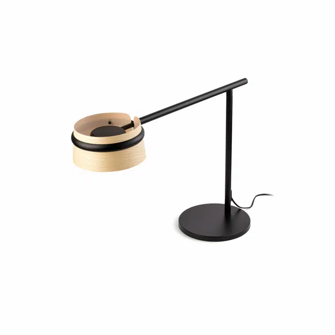 LOOP Lampada da tavolo con clip frassino