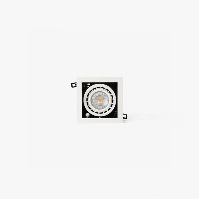 BIM objects - Free download! NANO COLIN-1 White recessed with frame 7 ...