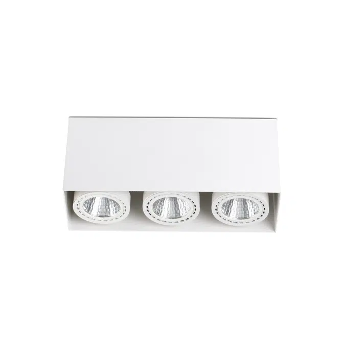 TEKO - 3 White surface LED CRI95 51-72W 3000K 56