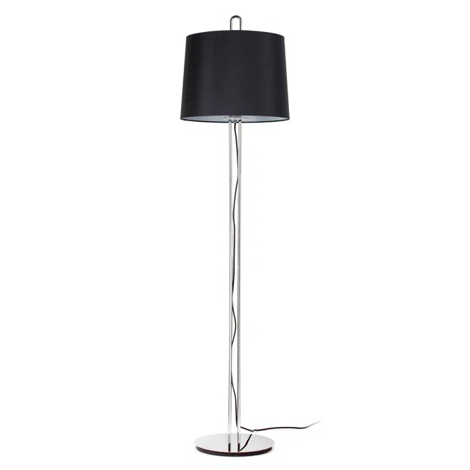 MONTREAL Chrome/black floor lamp