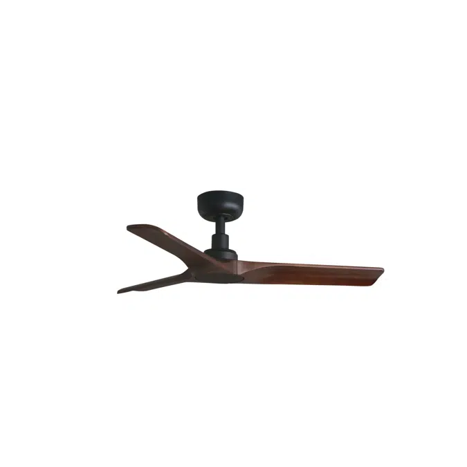 HEYWOOD S Ventilateur noir/bois fonce
