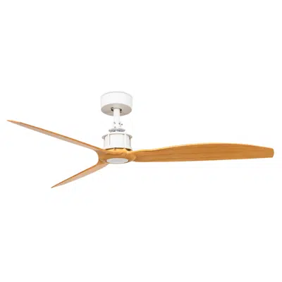 Image for JUST FAN M White/light wood fan with DC motor