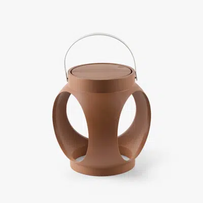 imagem para CANDELA portable rechargeable terracotta lamp