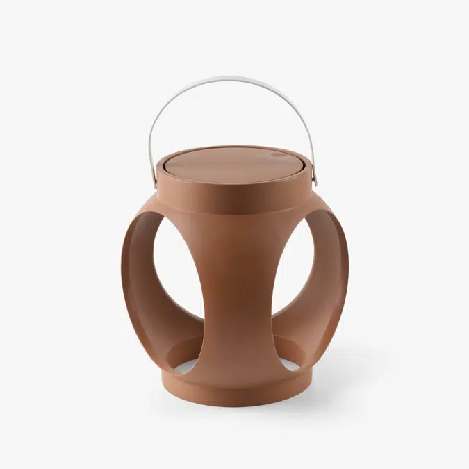 CANDELA portable rechargeable terracotta lamp