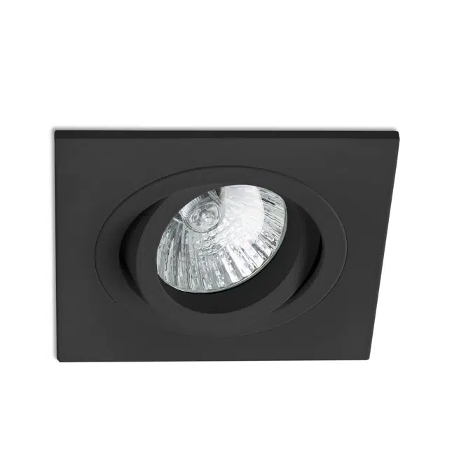 RADON SQ Black recessed lamp