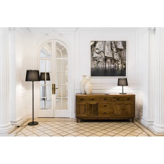 SAVOY Black/black floor lamp