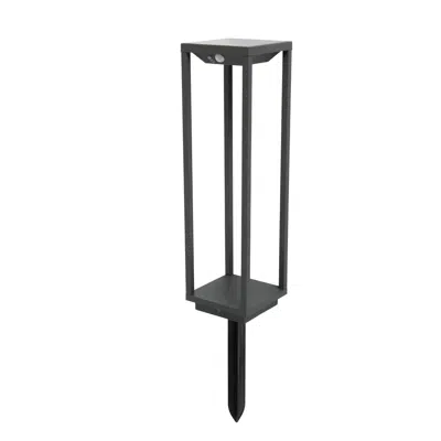 kuva kohteelle SAURA Solar dark grey beacon lamp