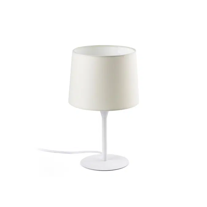 CONGA S lampada da tavolo bianca/bianca