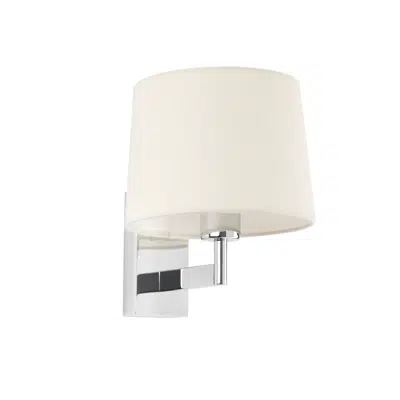 kuva kohteelle ARTIS Chrome/beige wall lamp