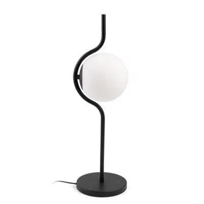 imagem para LE VITA Black table lamp dimmable