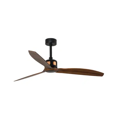 COPPER FAN Black/wood ceiling fan图像