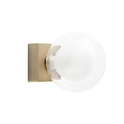 Image for PERLA Old gold wall lamp