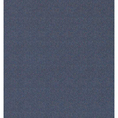 kuva kohteelle Fabric with blue sea wave pattern on the shark komon design SEIKAIHA-SAME-KOMON [ 青海波有色サメ小紋 ]