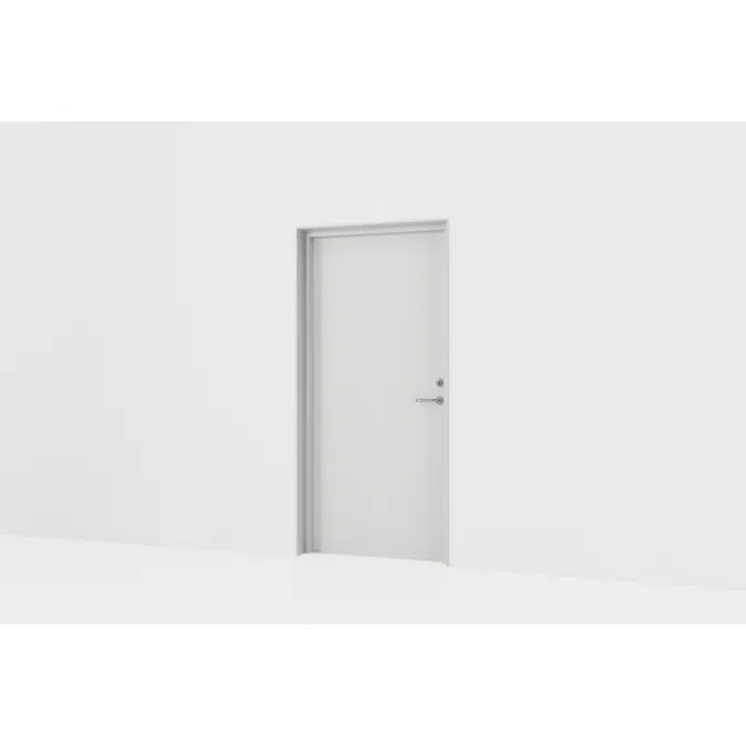 BIM objects Free download! Interior Office Door with Cylinder BIMobject