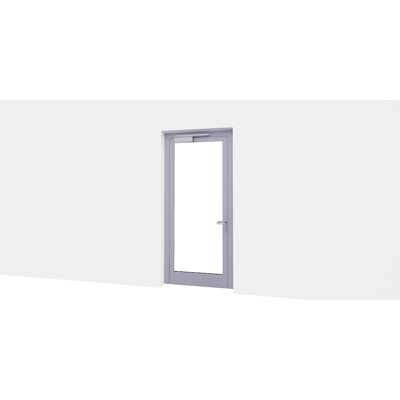 Image for Aluminum Door- with door closer -Single
