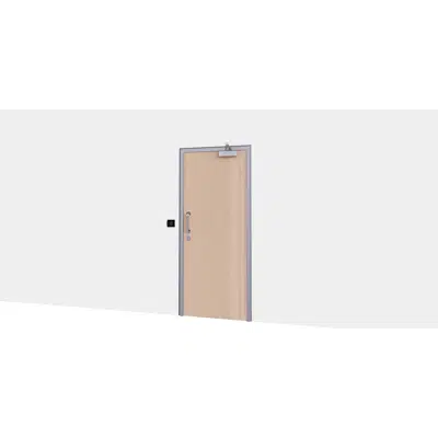 Image for Timber Door - Access control -Single