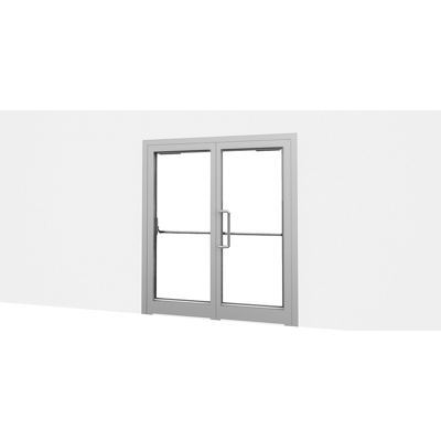 Image for Aluminum Door-  Access control - Panic Exit Device -Double