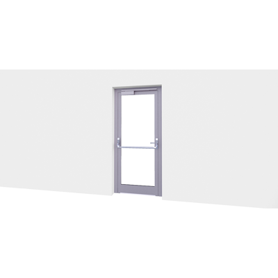 imagen para Aluminum Door-  Access control -Single