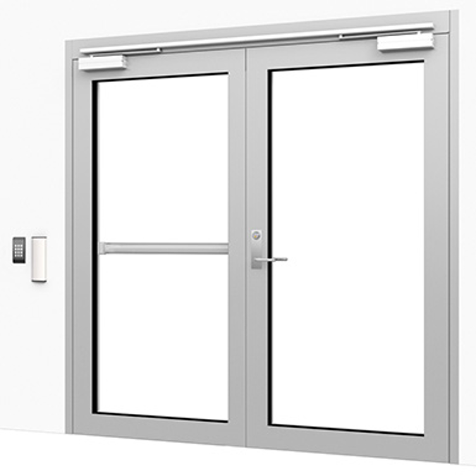 BIM objects Free download! Double Door Secure Entrance BIMobject