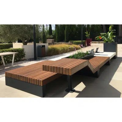 Image pour ISOLAURBANA SEAT & PLANTERS