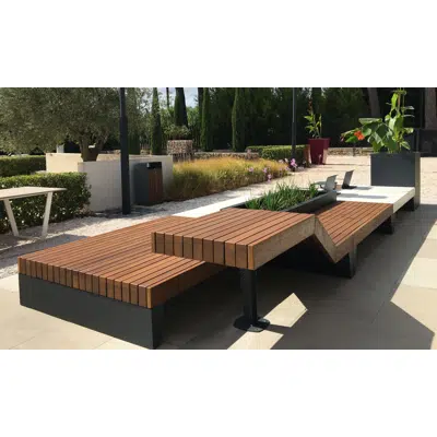 Image for ISOLAURBANA SEAT & PLANTERS