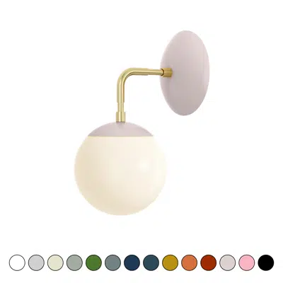 imagem para Color Cap Sconce 6"