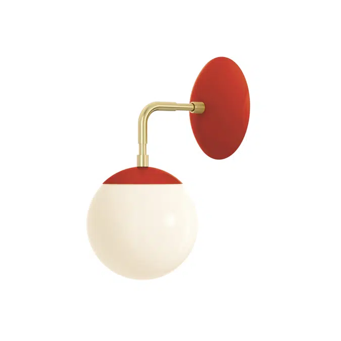 Color Cap Sconce 6"