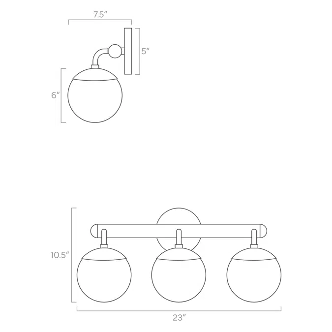 Color Legend 3 Sconce