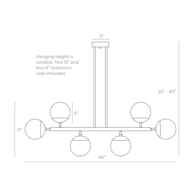 Color Axia Chandelier