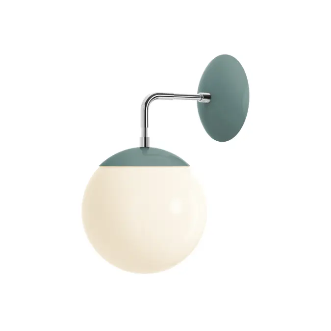 Color Cap Sconce 8"
