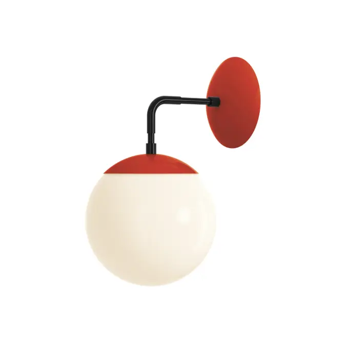 Color Cap Sconce 8"