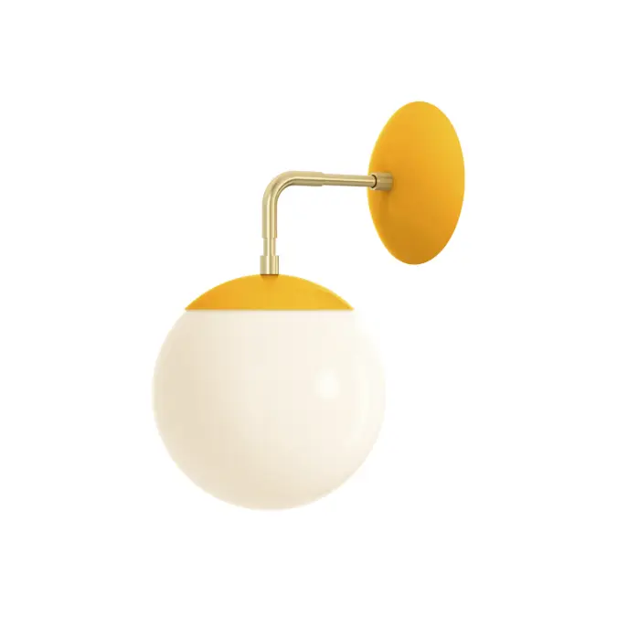 Color Cap Sconce 8"