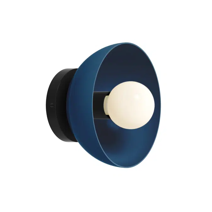Color Hemi Sconce 8"